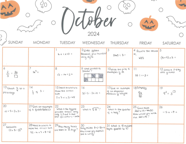 A calendar with writing on it

Description automatically generated