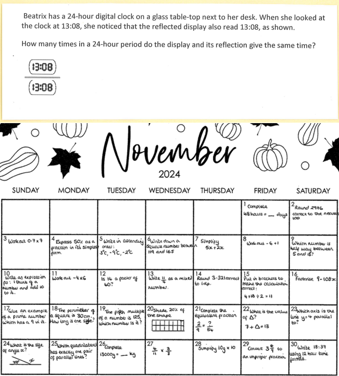 A calendar with writing on it

Description automatically generated